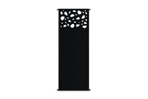 Set of 3 decorative panels SUNNY black H.160cm patterns on the top 4