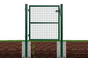 Portillon grillagé 1m vert OLGA H.100cm 6