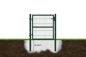 Portillon grillagé 1m vert RAZO H.100cm 8