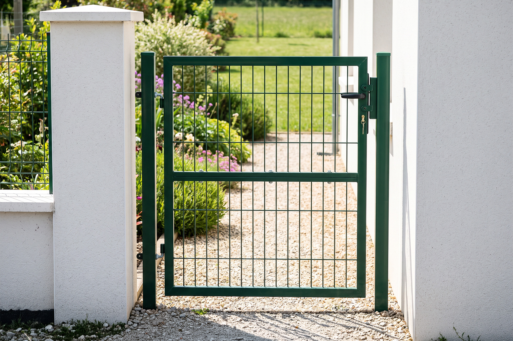 Portillon grillagé 1m vert RAZO H.100cm 2