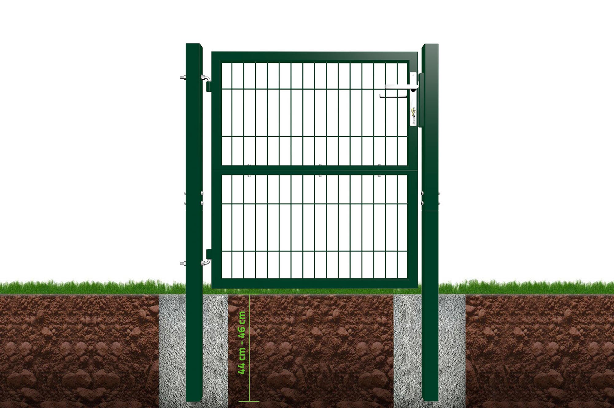 Cancello in rete 1m Verde RAZO H.100cm 7