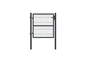 Portillon grillagé 1m gris RAZO H.100cm main image