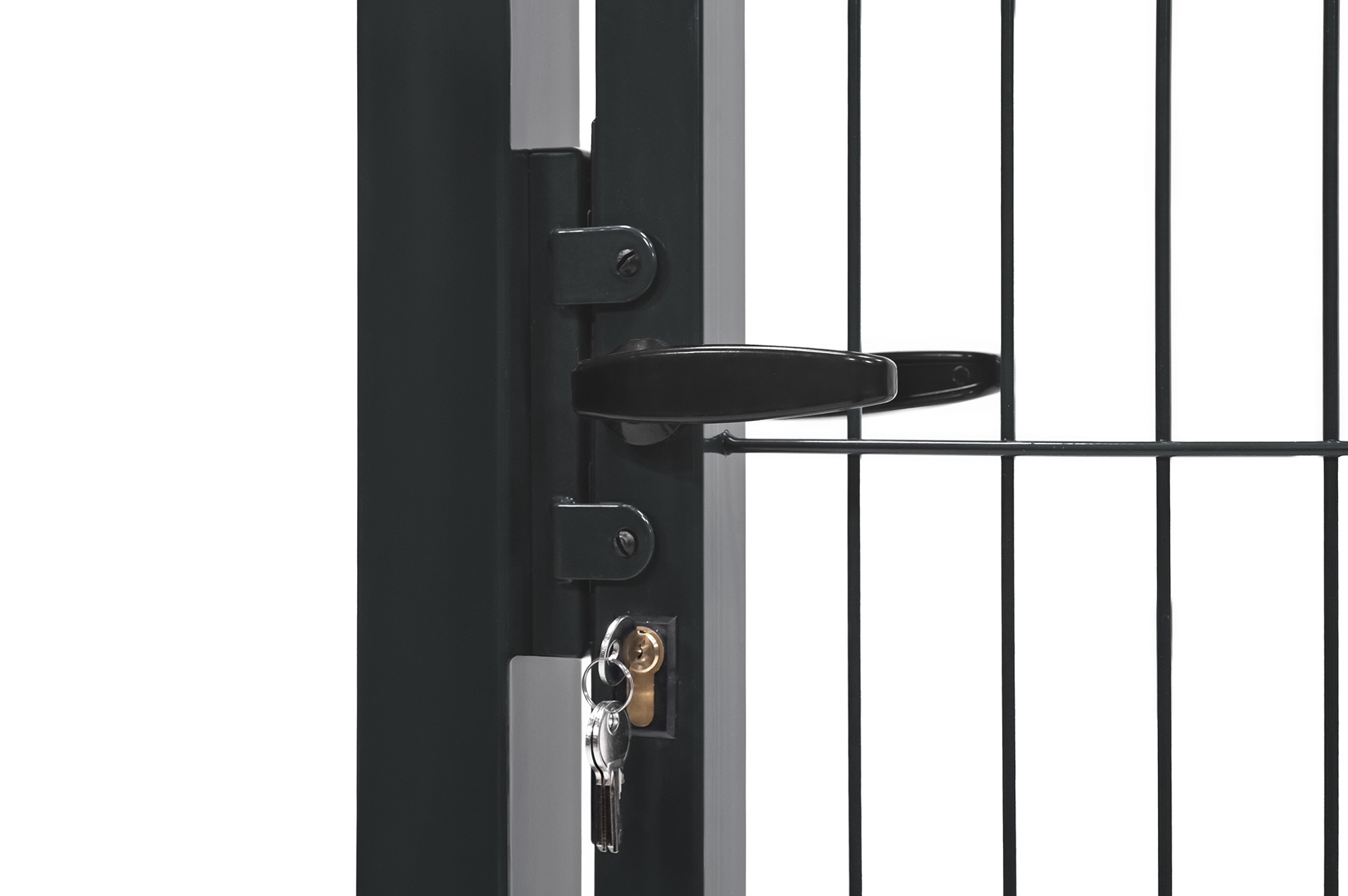 Portillon grillagé 1m gris RAZO H.120cm 6