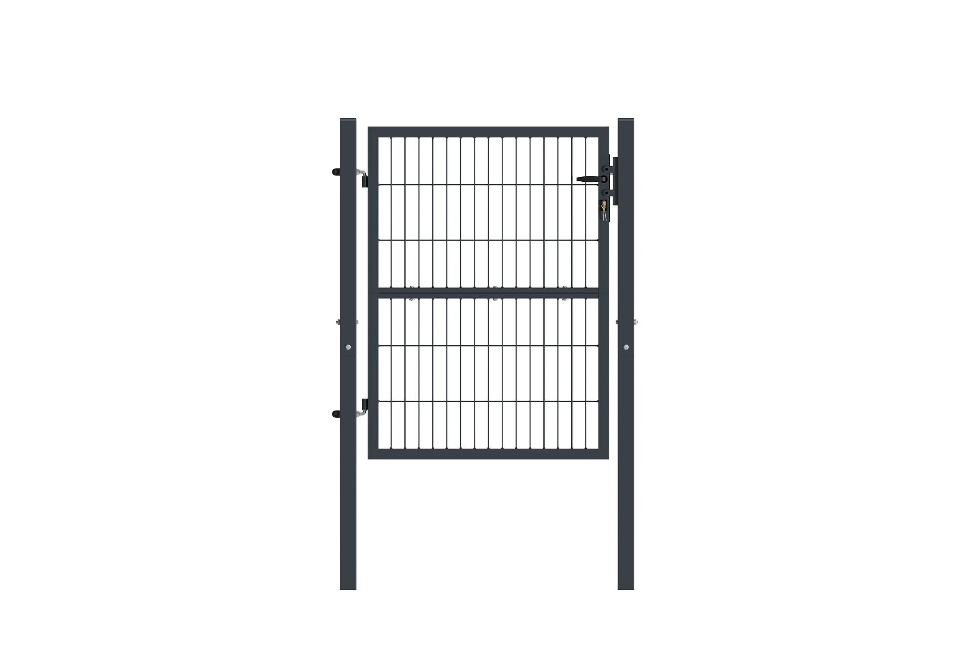 Portillon grillagé 1m gris RAZO H.120cm main_image