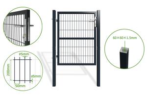 Poarta plasa 1m Gri RAZO H.120cm main image