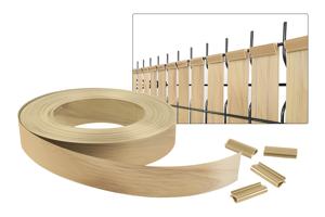 BALDO 60 m x 4,6 cm beiges Weich-PVC-Sichtschutzlamellen-Set main image