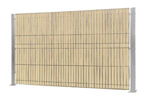 BALDO 100m x 4,6cm beige mjuk PVC-insynsskyddslamellkit 3