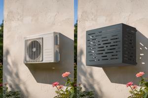 Arlberg Amaro steel air conditioner cover with bottom panel – Size S 11