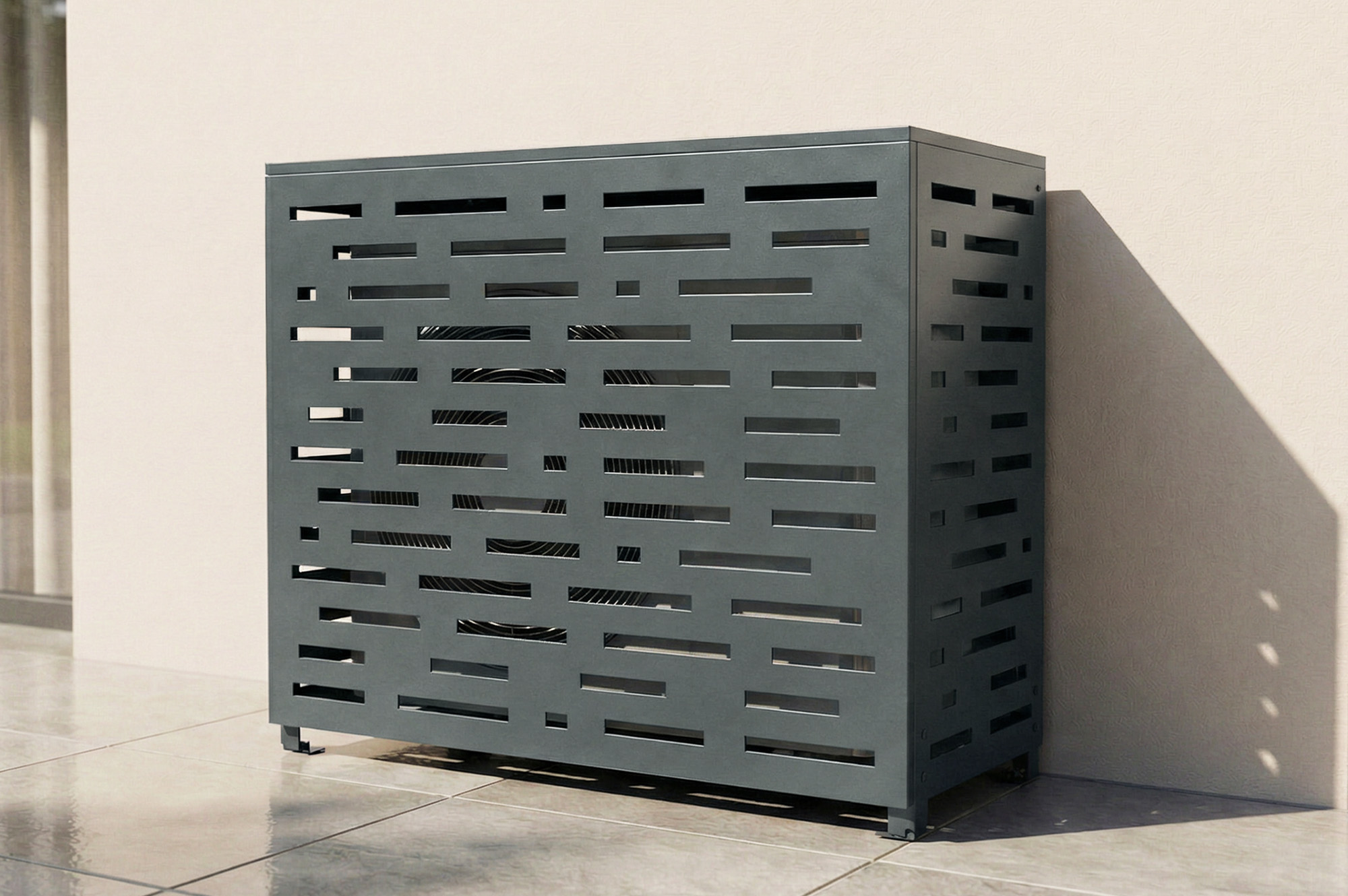 Arlberg Amaro stalen airconditionerhoes - Maat M 1