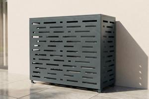 Cache clim & pompe à chaleur AMARO ARLBERG acier - Taille M main image