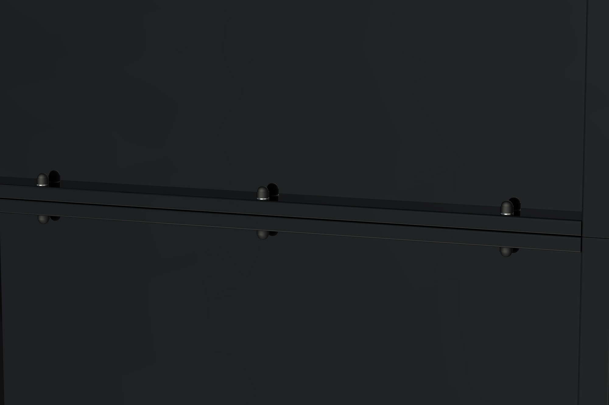 NALI 1M matt fekete acél kapu, 140 cm magas 5