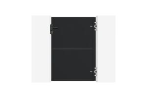 Portillon acier noir mat 1m NALI H.140cm 4