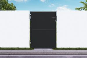 Poartă NALI 1M din oțel negru mat H.140cm main image