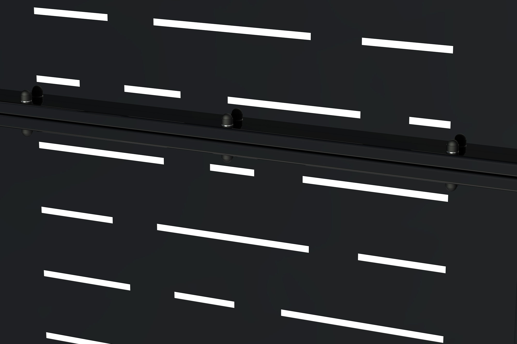 Puerta de acero negro mate 1m NALI ARLBERG H.120cm 5