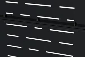 Ατσάλινη ανοιγόμενη πύλη NALI ARLBERG 3m, ύψους 120cm, μαύρη + πύλη πεζών ύψους 120cm, μαύ 12