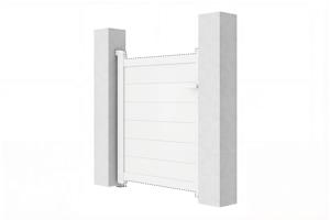 Kit d'inversion portillon coloris blanc EIGER 100x115CM 6