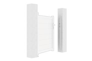 Kit de inversión de puerta blanca EIGER 100x115CM main image