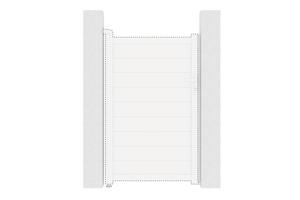 EIGER/VOGEL/Design 100x160CM White Gate Reversing Kit 4