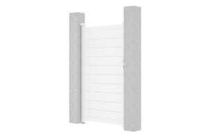 Vrata EIGER 1m, višina 180 cm, bel aluminij 7