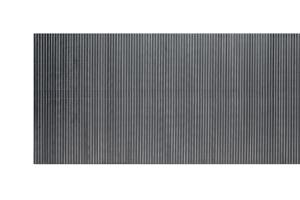 VISO dubbelsidig PVC-rörskärm, 3m x 1,5m, antracitgrå, med fästelement 14