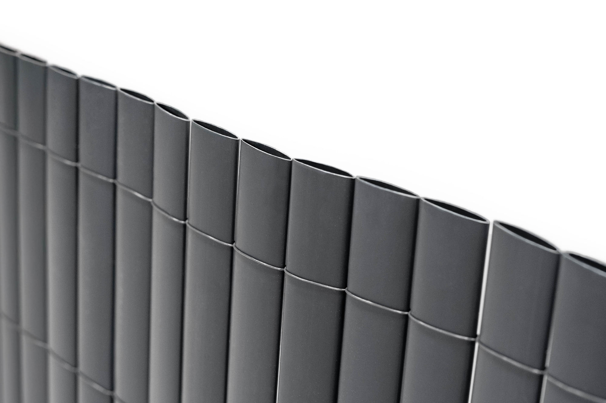 Σίτα από καλάμι PVC VISO, μήκος 5μ x ύψος 1,8μ, γκρι ανθρακί 12