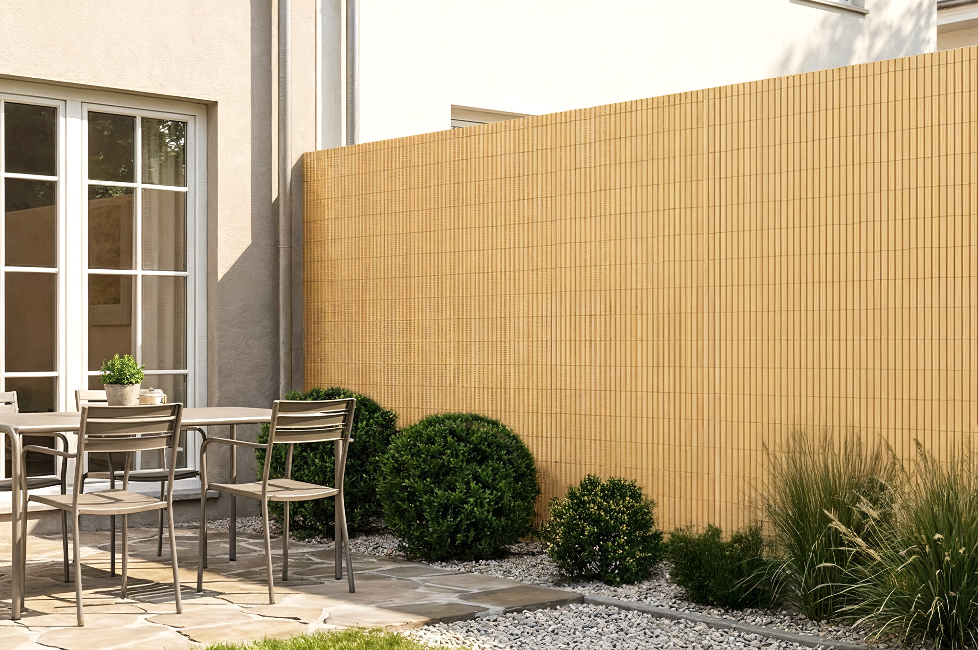 Paravan VISO din PVC, 8m x 1,8m, bej 1