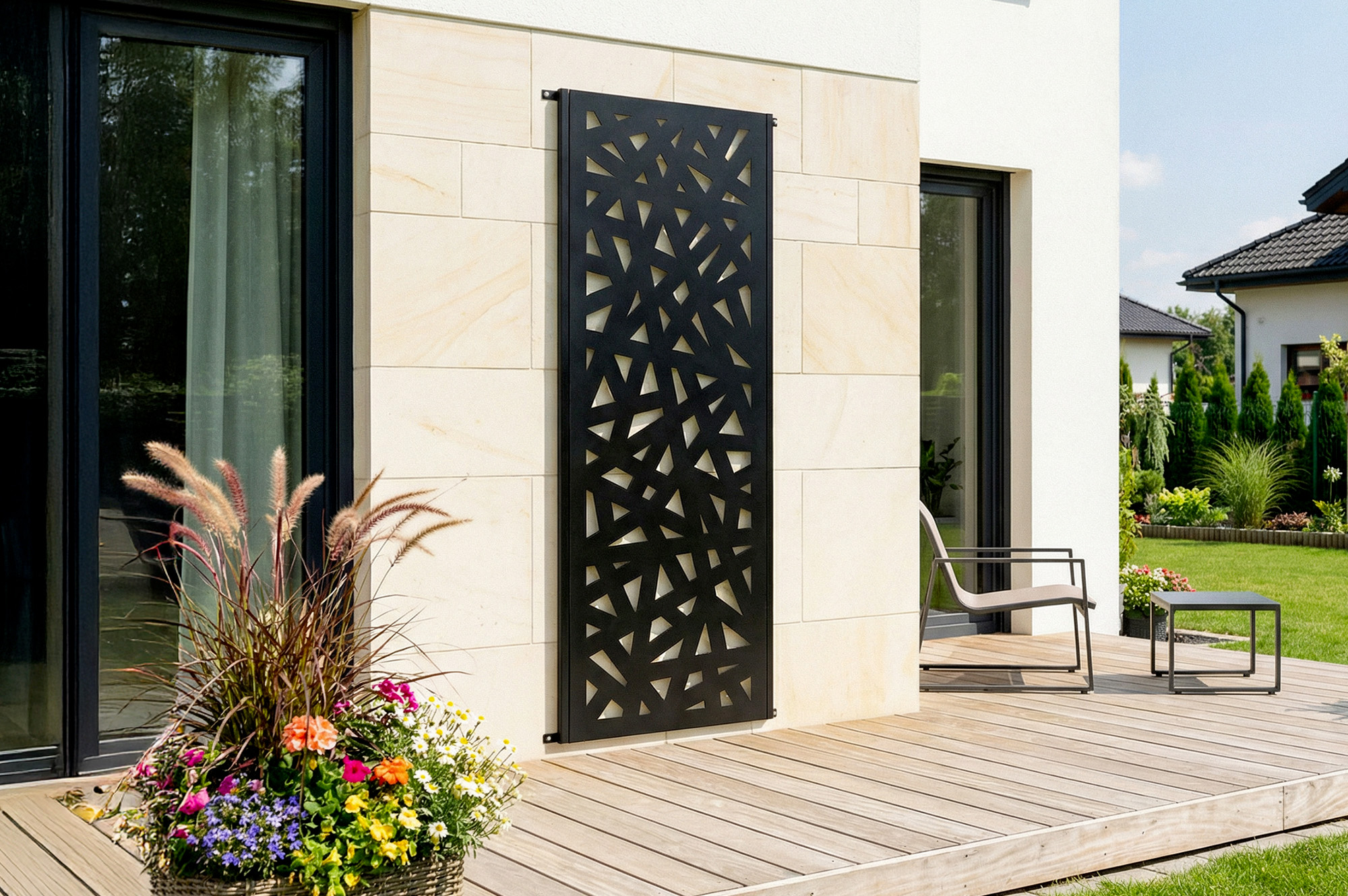 Set aus 2 RUIVO-Dekorpaneelen, 160 cm hoch, mit vollständigem Muster 6