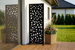 RUIVO ukrasna ploča, crna, V. 160 cm, uzorak po cijeloj površini main image