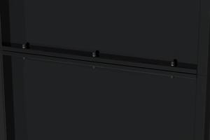 Tērauda vārti 1m NALI RUIVO A.160cm matēti melni 7