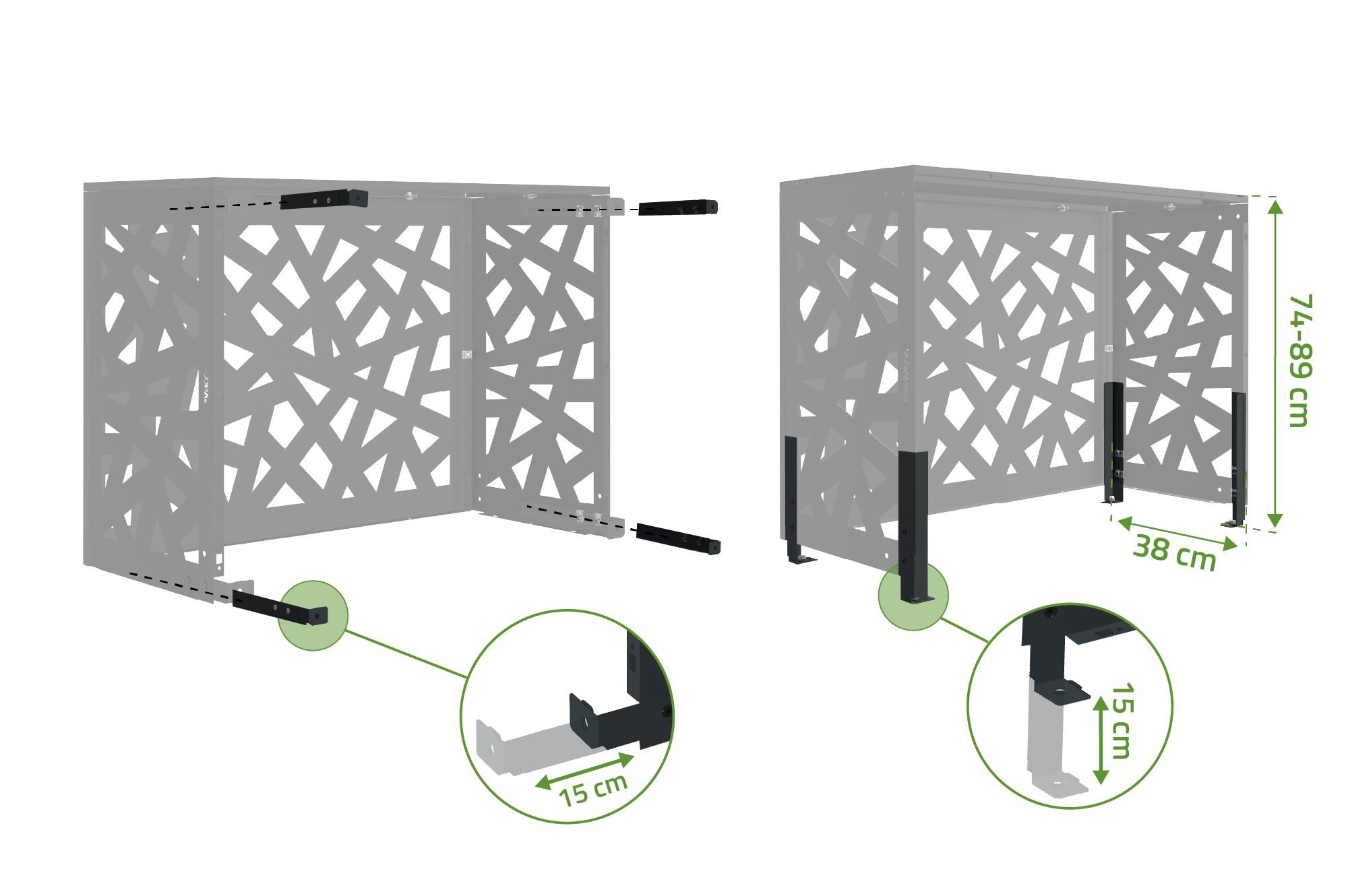 Navlaka za klima uređaj Amaro Ruivo - veličina S 9