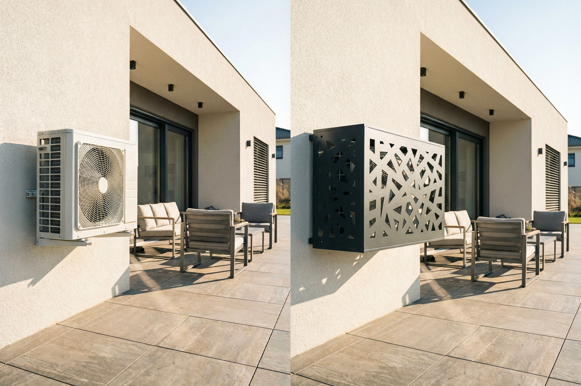 Amaro Ruivo Klimaanlagenabdeckung mit Bodenplatte – Größe S 12