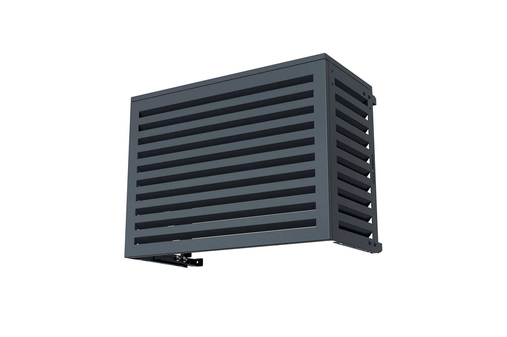 Aneto grijze aluminium airconditioninghoes - maat S 14