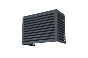 Cache clim & pompe à chaleur ANETO aluminium gris - taille S 14