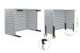 Aneto grijze aluminium airconditioninghoes - maat S 8