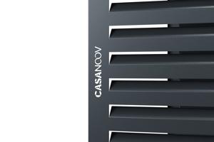 Cache clim & pompe à chaleur ANETO aluminium gris - taille S 11