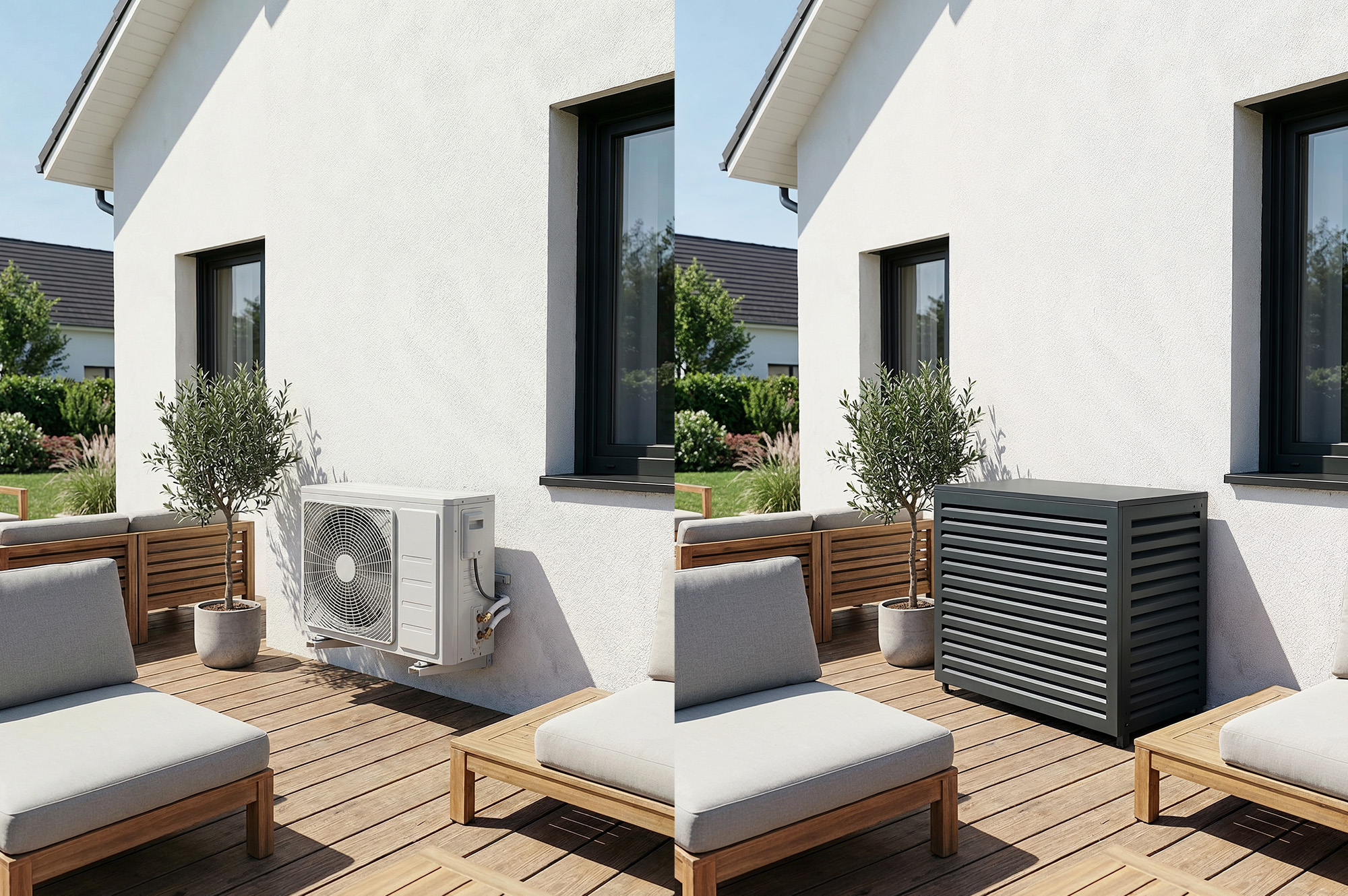 Aneto grijze aluminium airconditioninghoes - maat M 12