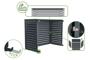 Aneto grijze aluminium airconditioninghoes - maat M 9