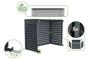 Cache clim & pompe à chaleur ANETO aluminium gris - taille M thumbnail 9