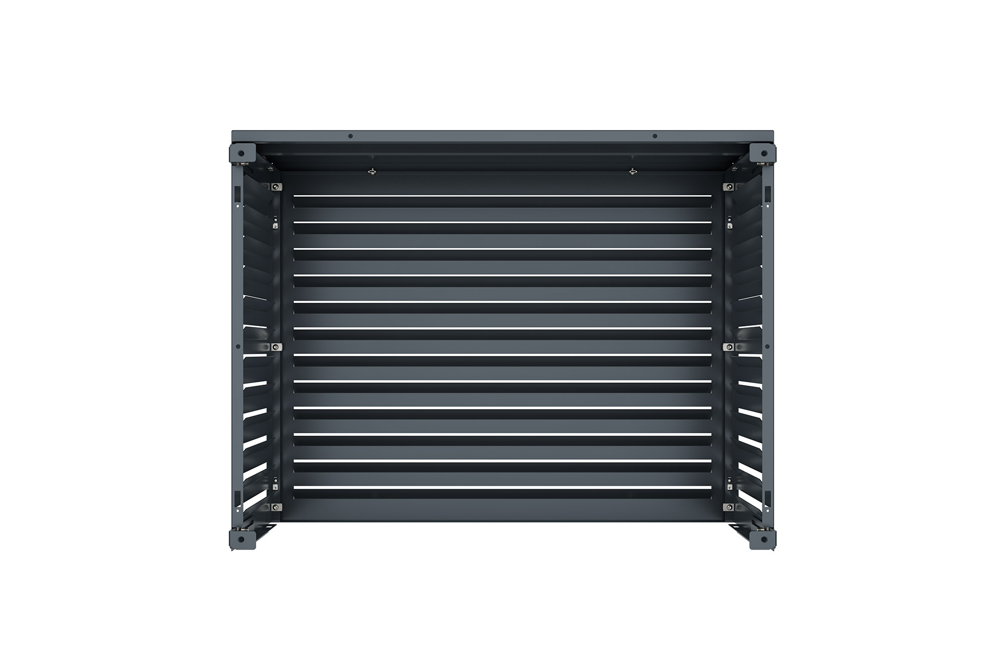 Aneto grijze aluminium airconditioninghoes - maat M 6