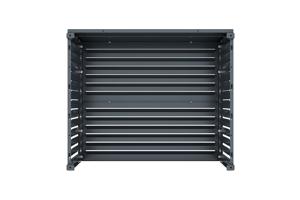 Cache clim & pompe à chaleur ANETO aluminium gris - taille L 6