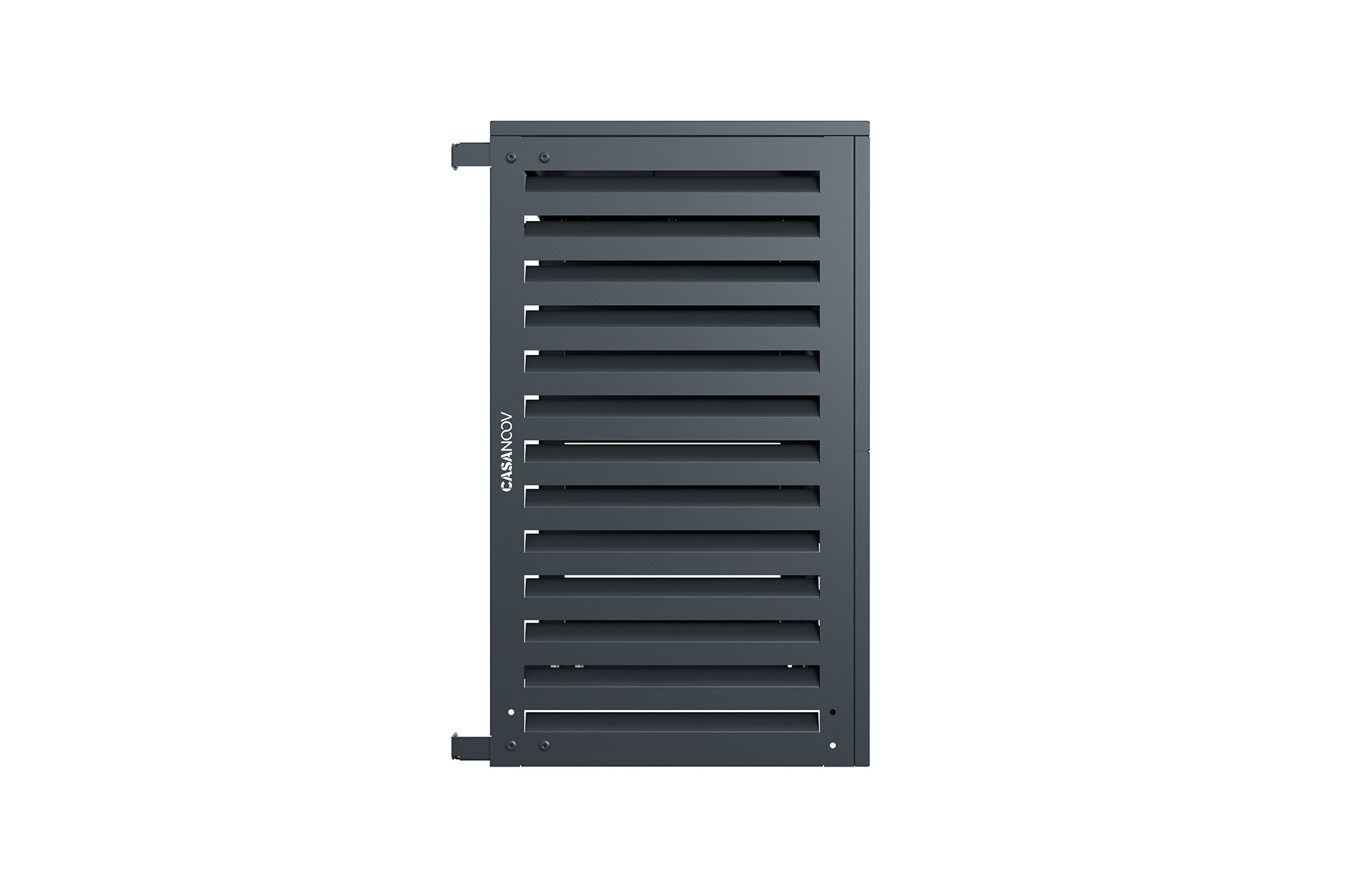 Aneto grey aluminum air conditioner cover - size L 7