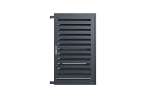 Cache clim & pompe à chaleur ANETO aluminium gris - taille L 7