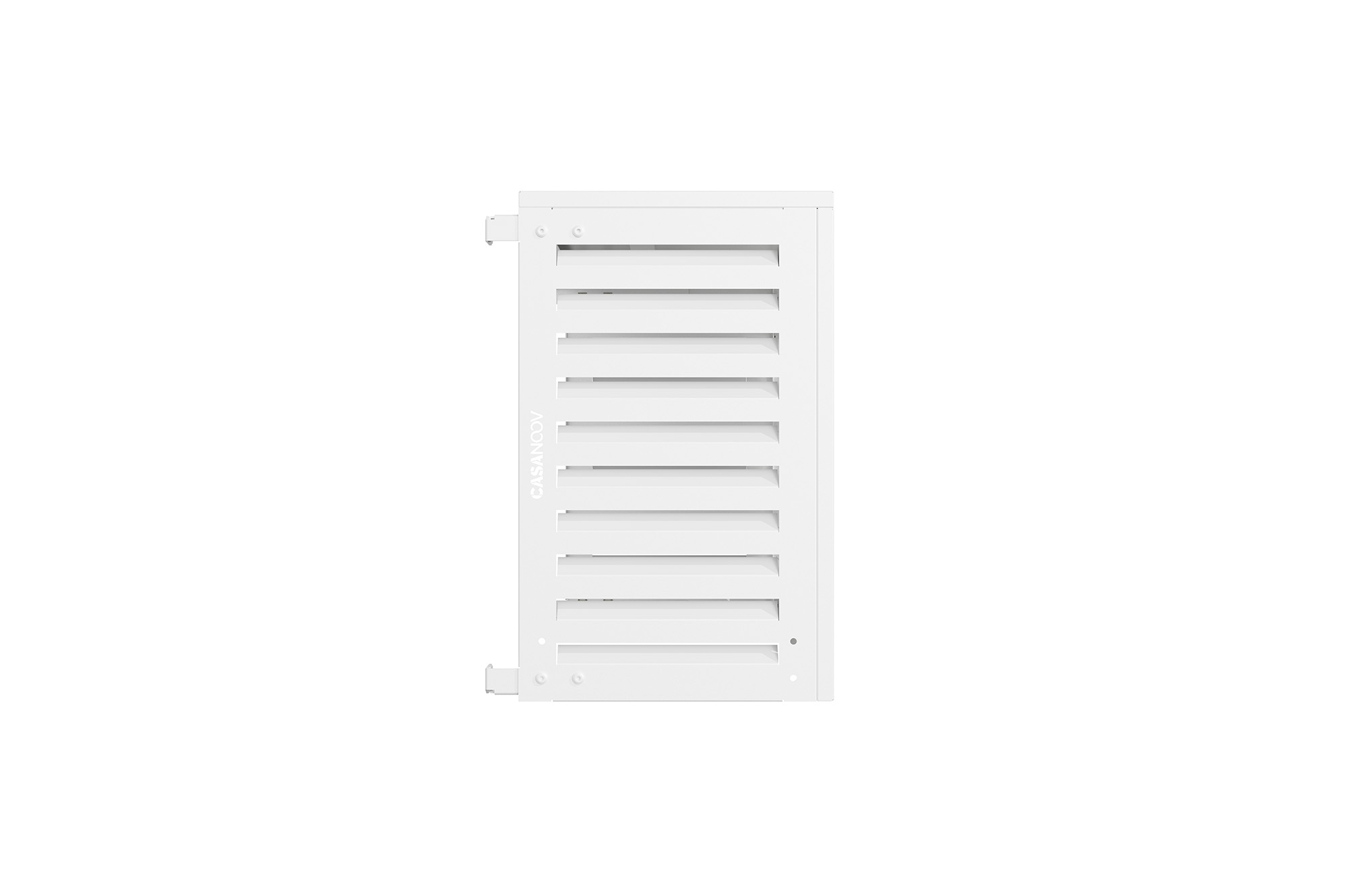 Aneto white aluminum air conditioning cover - size S 7