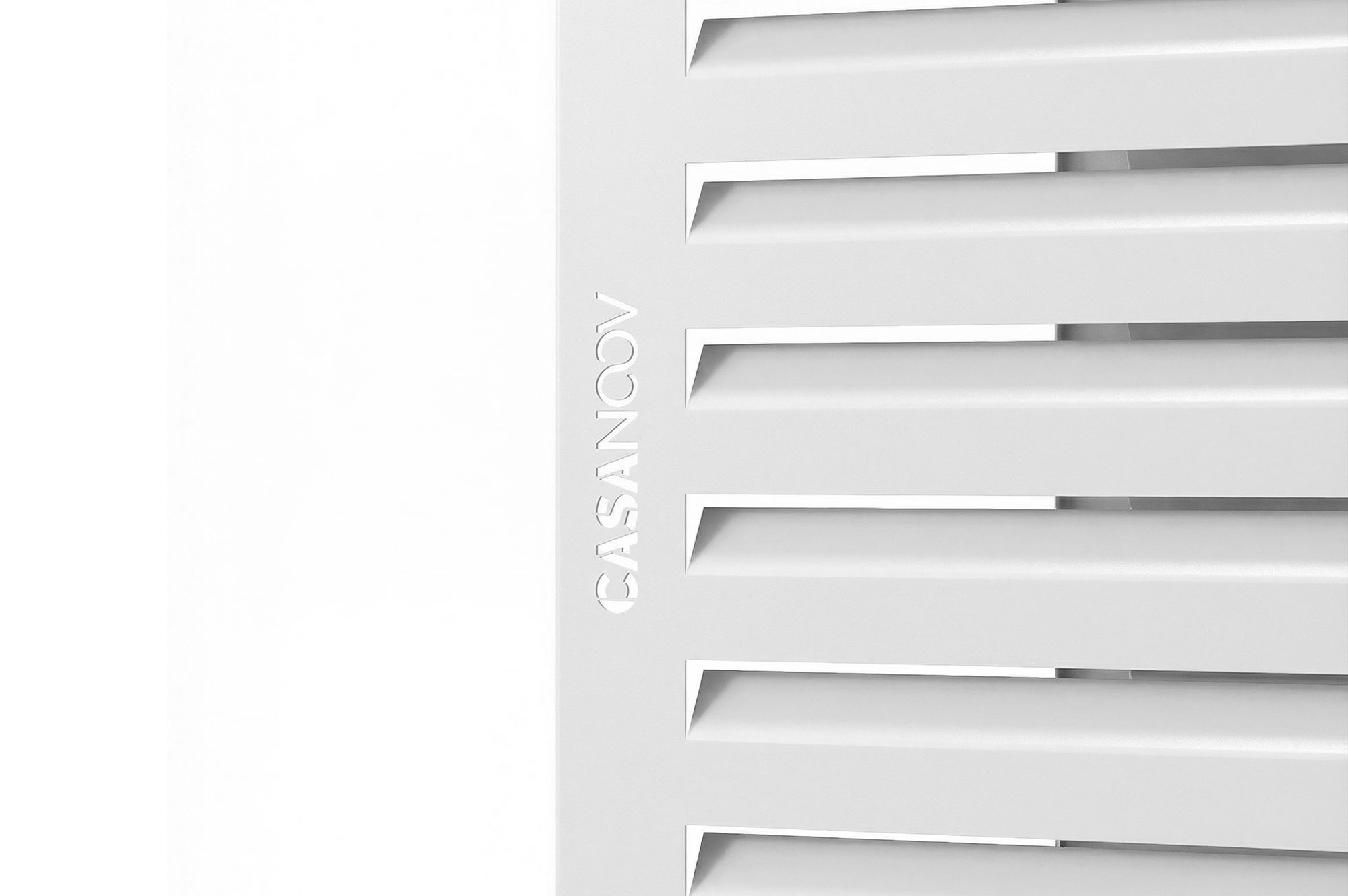 Aneto white aluminum air conditioning cover - size S 11