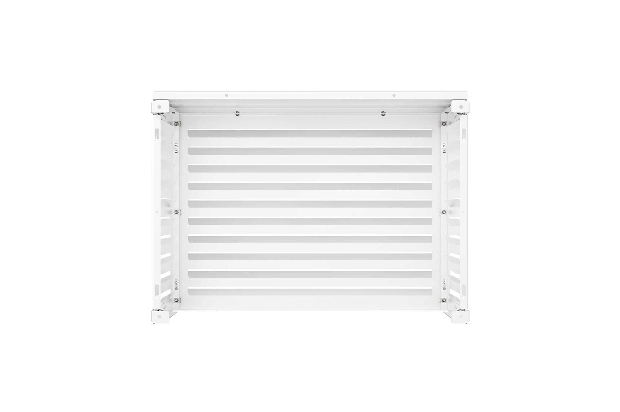 Aneto white aluminum air conditioning cover - size S 6