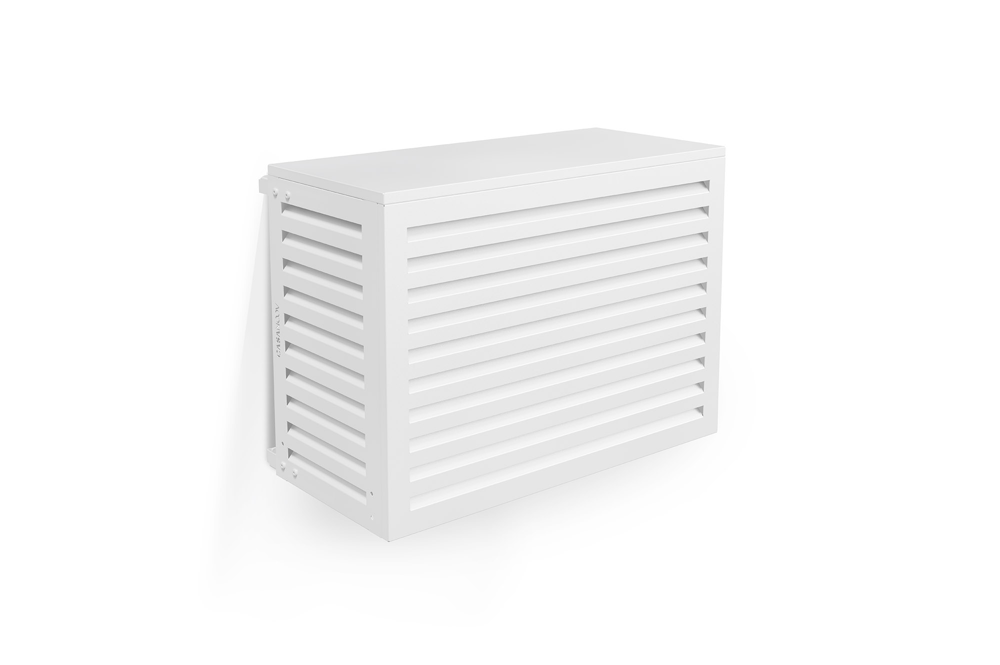 Aneto white aluminum air conditioning cover - size S 2