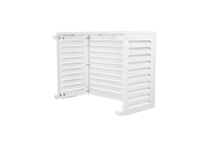 Airco- & Warmtepomp Ombouw ANETO Aluminium Wit - Maat S 5