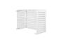 Aneto white aluminum air conditioning cover - size S 5