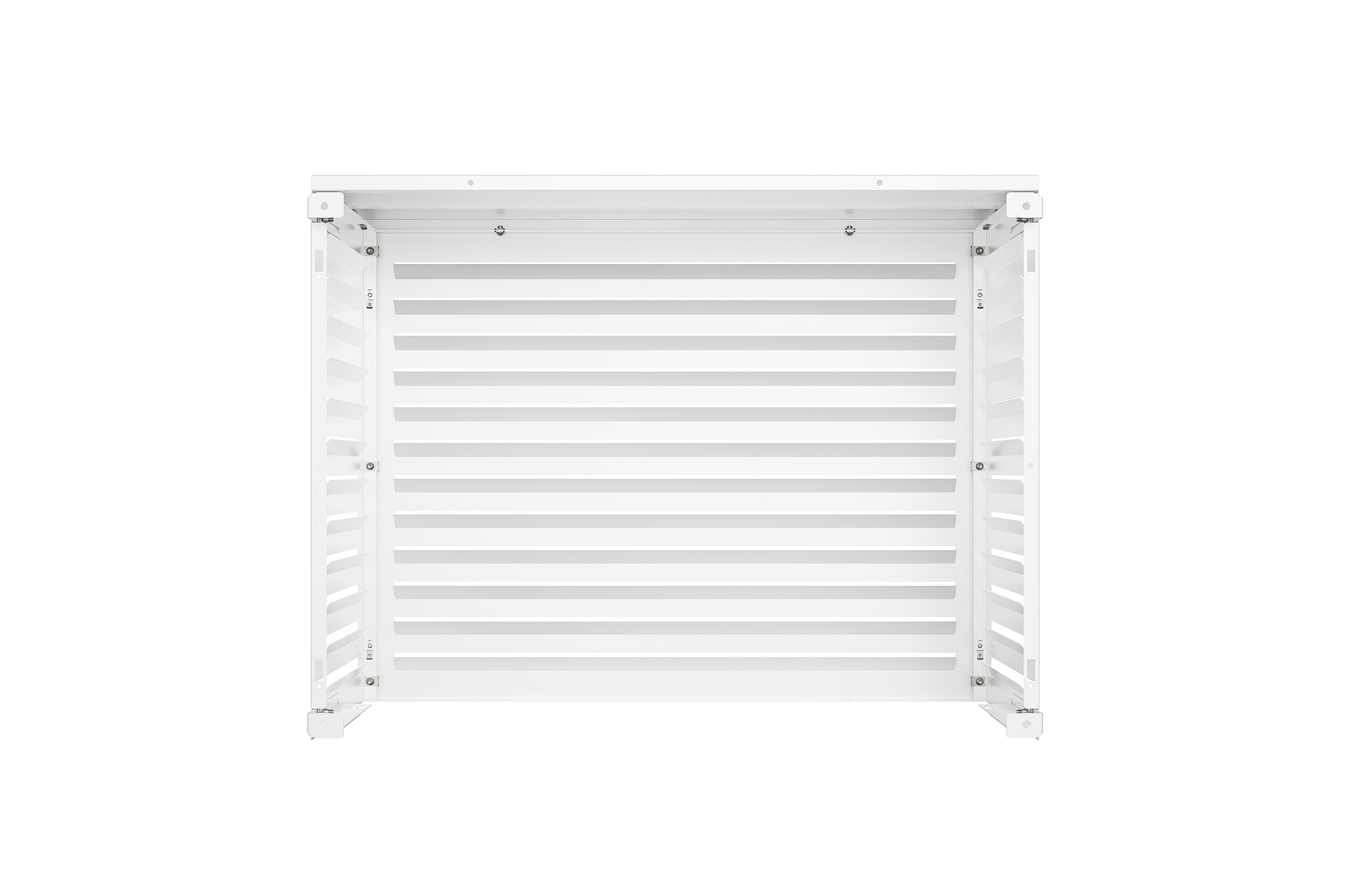 Aneto white aluminum air conditioner cover - size M 7
