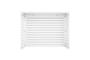 Aneto white aluminum air conditioner cover - size M 7